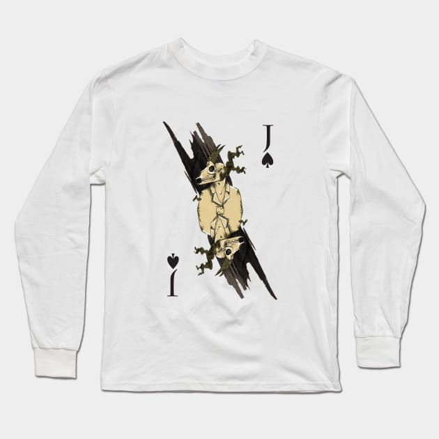 Headless Horseman - Jack of Spades Long Sleeve T-Shirt by finegoddamnit